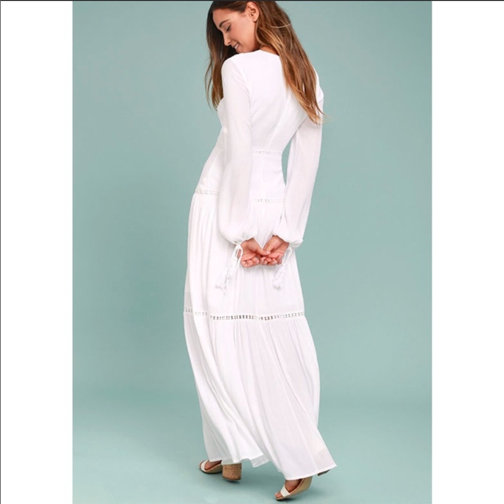 Lulus bohemian queen of the wildflowers maxi dress